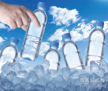 礦泉水瓶瓶身材料主要為PET，采用CO2 激 光打標可以得到較好的標記效果。