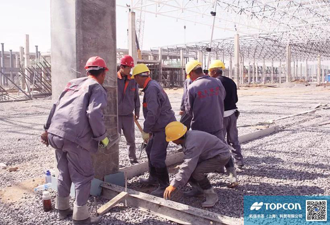 Topcon激光產品在混凝土地坪行業的應用