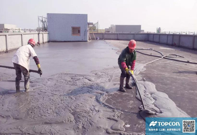 Topcon激光產品在混凝土地坪行業的應用