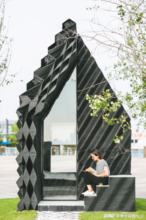 DUS建筑師建造的3D打印迷你小屋，來(lái)源：Sophie van den Hoek