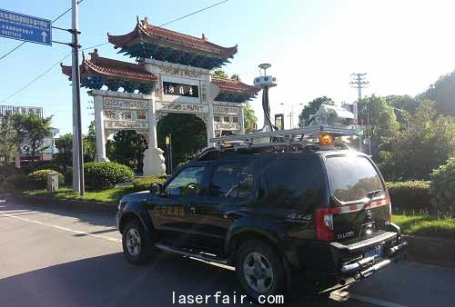 寧波市測繪設計研究院車載三維激光采集系統正式投入使用