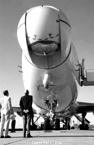 激光武器的功率非常大，機載激光武器系統就像空中發電機。