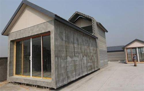 十棟3D打印房屋上海交付使用